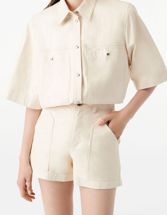 SIGNY LEATHER SHIRT
